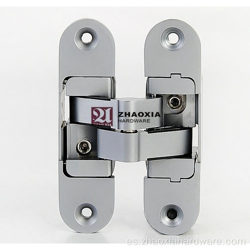 bisagra oculta ajustable de zinc para puerta de madera